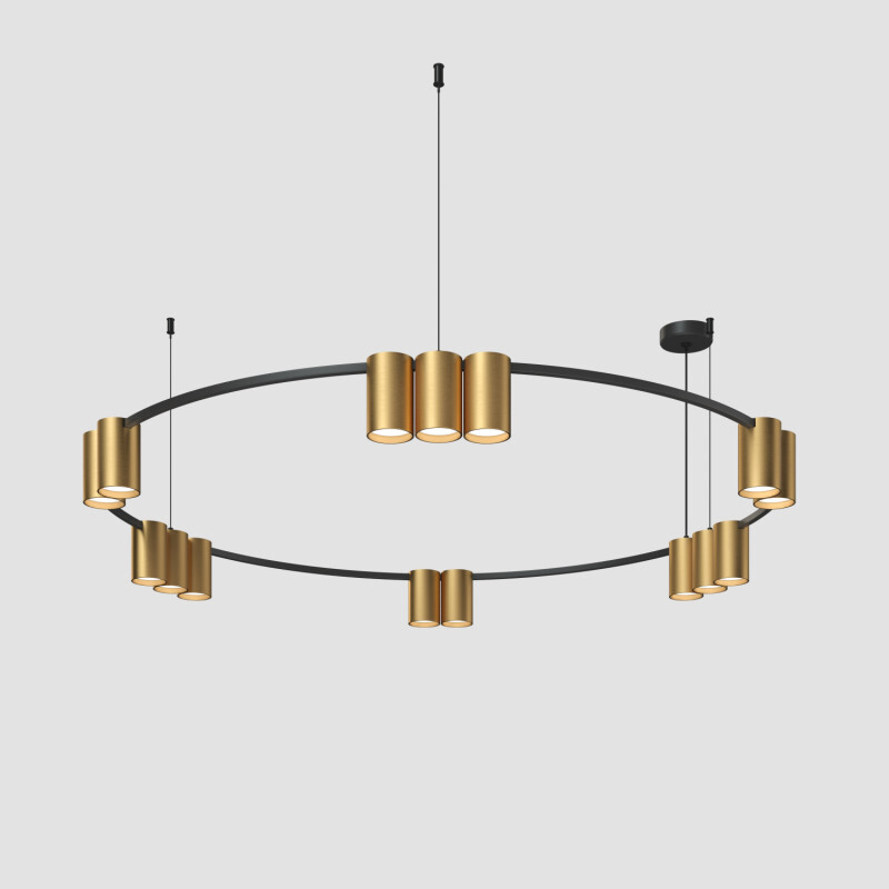 Подвесная люстра Denkirs Orbit DK4067-BK+SG Подвесная люстра Denkirs Orbit DK4067-BK+SG