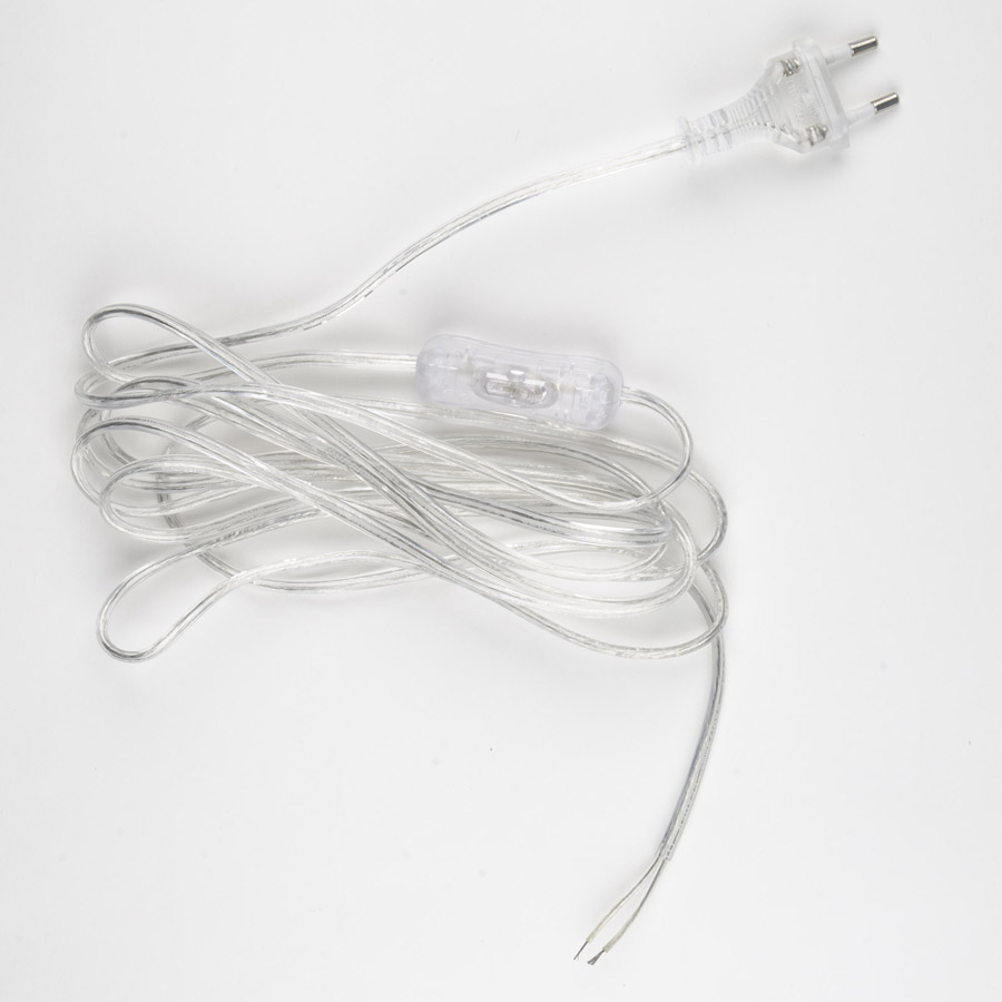 Сетевой шнур Uniel UCX-C12/01A-450 CLEAR UL-00007235