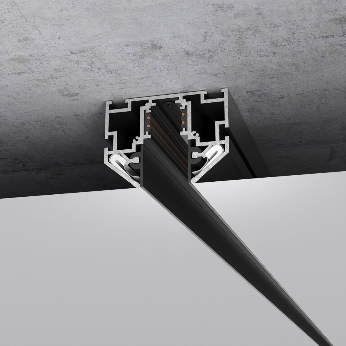Шинопровод в натяжной потолок с декоративными вставками Elektrostandard Slim Magnetic 85242/00 4690389220463 a072669