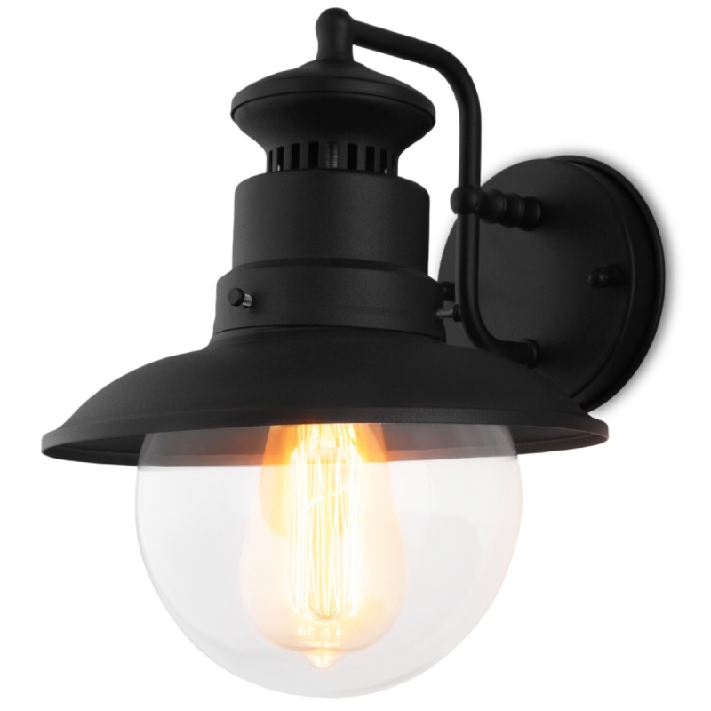 Уличный настенный cветильник Elektrostandard Talli D GL 3002D черный 4690389106576 Уличный настенный cветильник Elektrostandard Talli D GL 3002D черный 4690389106576