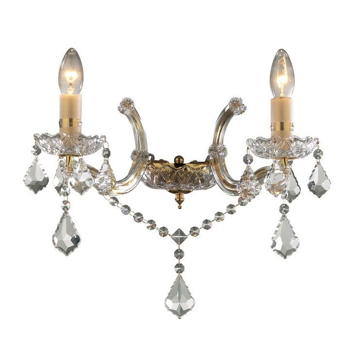 Бра Ideal Lux Florian AP2 Oro 035659 Бра Ideal Lux Florian AP2 Oro 035659