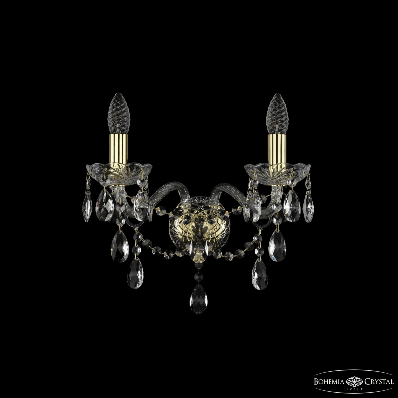 Бра Bohemia Ivele Crystal 1415B/2/165 G Бра Bohemia Ivele Crystal 1415B/2/165 G