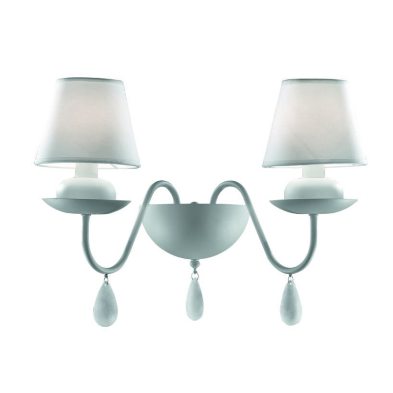 Бра Ideal Lux Blanche AP2 Bianco 035598 Бра Ideal Lux Blanche AP2 Bianco 035598