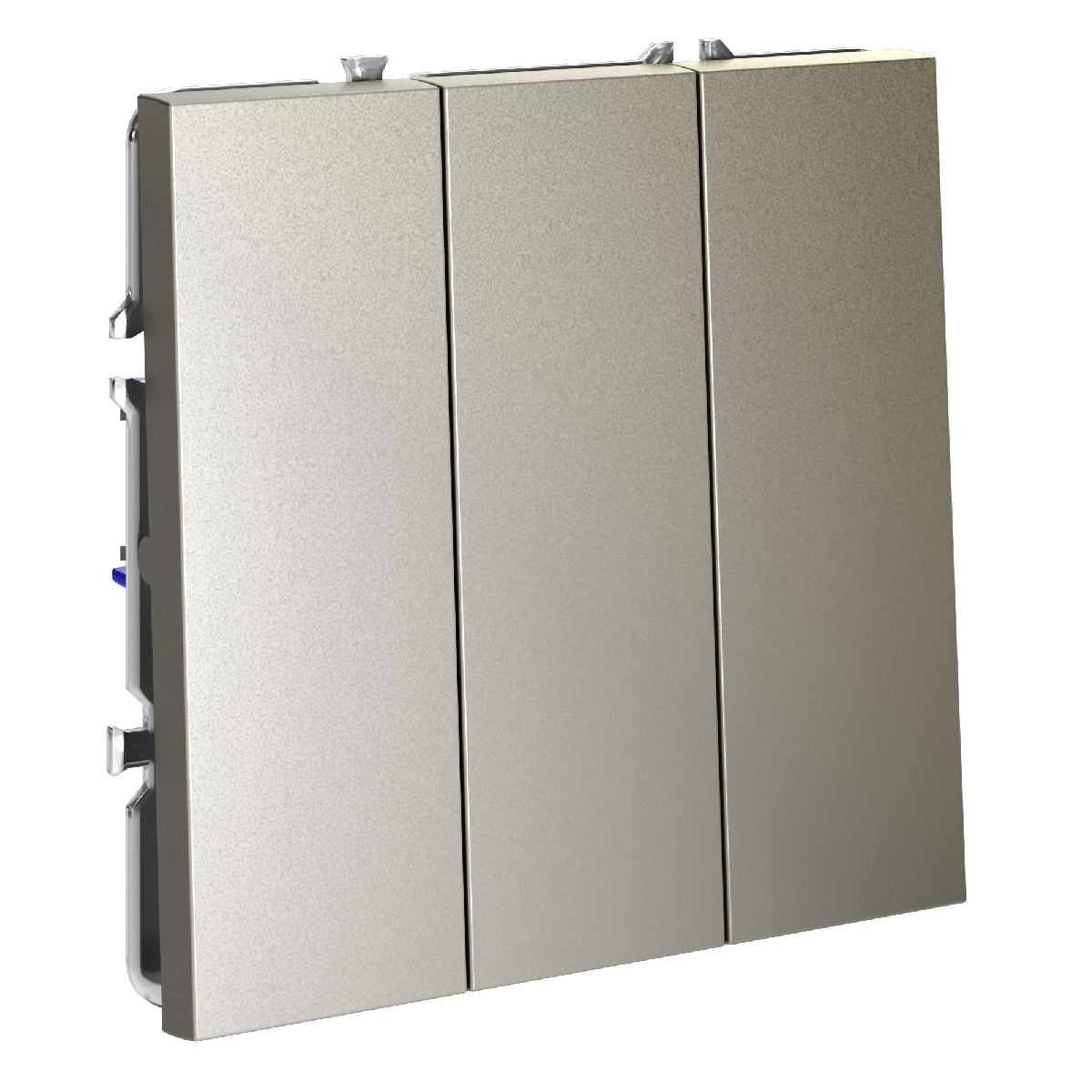 Выключатель трехклавишный Voltum S70 VLS030104 (шелк)