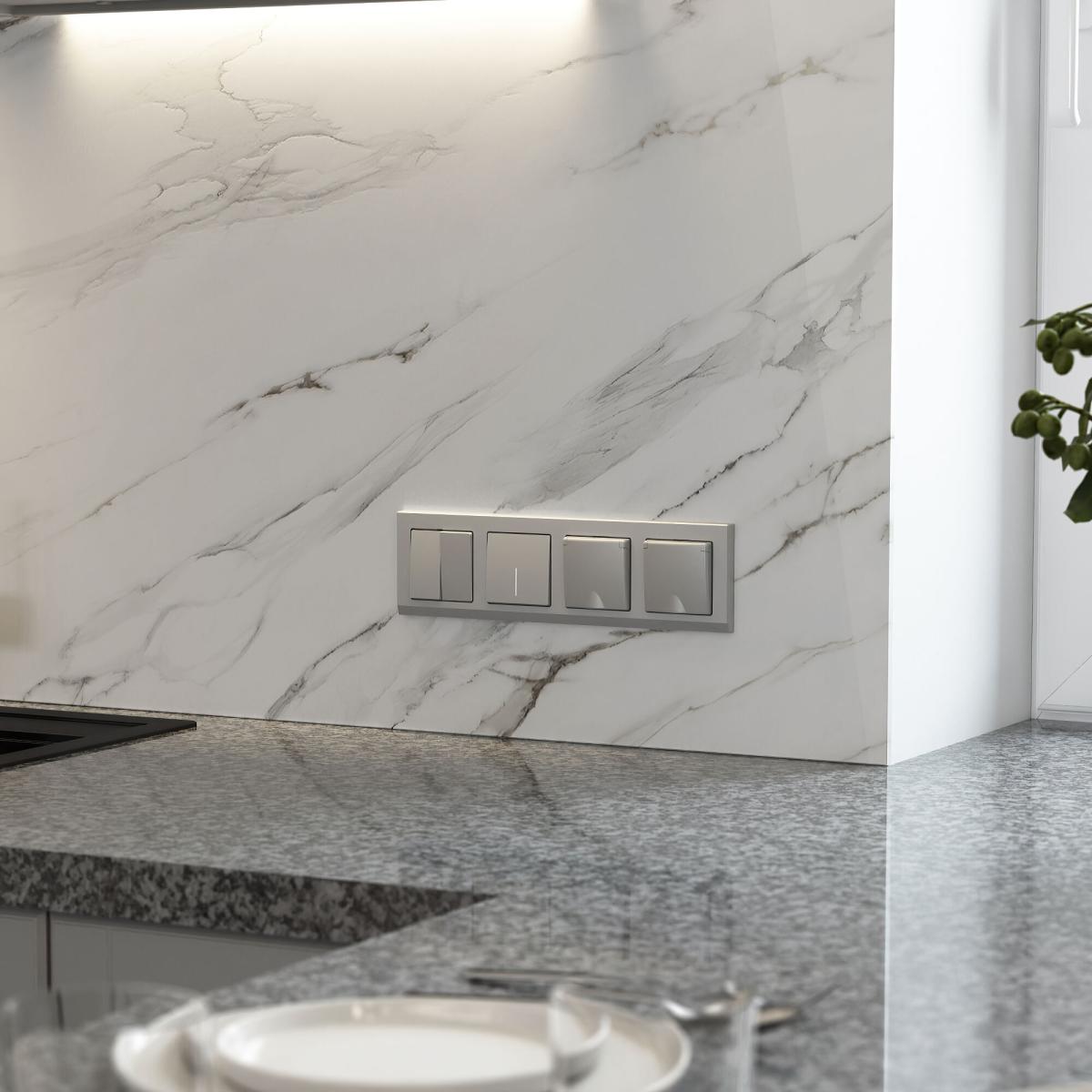 Выключатель одноклавишный проходной с подсветкой Werkel W1112165 4690389195525 a063615