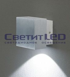 Светильник LED декоративный, 3W, 220V, настенный, односторонний, серый