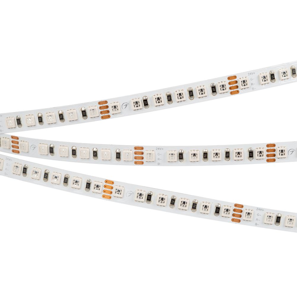 Светодиодная лента герметичная Arlight RTW-PS-A120-10mm 24V RGB (12 W/m, IP67, 2835, 5m) 042907