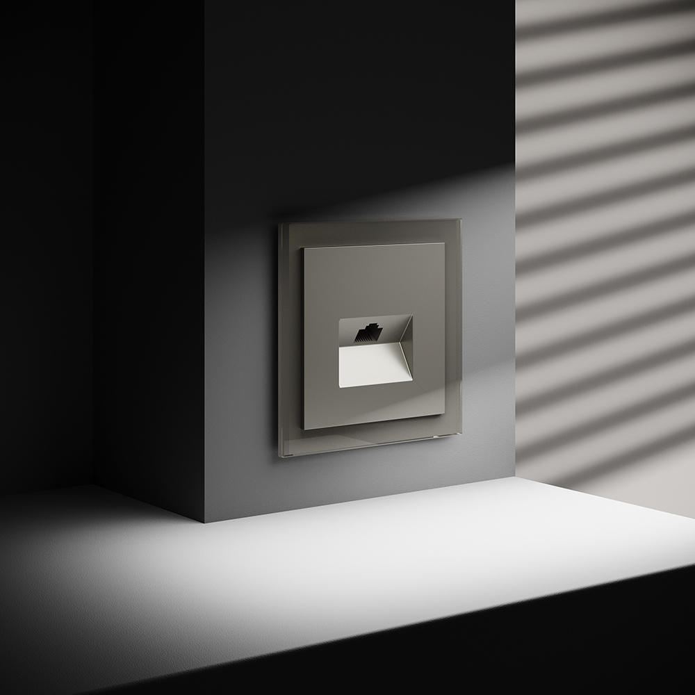 Розетка компьютерная Voltum S70 VLS060104 (шелк)