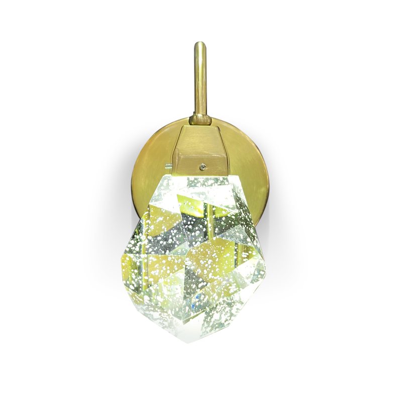 Бра Delight Collection Crystal rock MD-020B-wall gold Бра Delight Collection Crystal rock MD-020B-wall gold