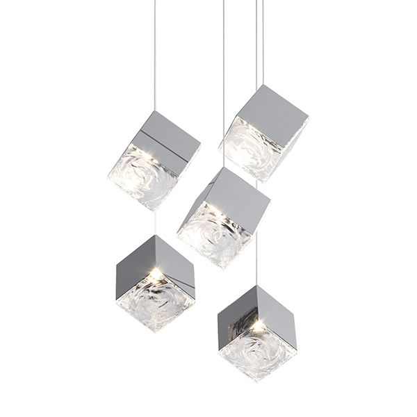 Подвесной светильник Delight Collection Pyrite 10301P/5 silver Подвесной светильник Delight Collection Pyrite 10301P/5 silver