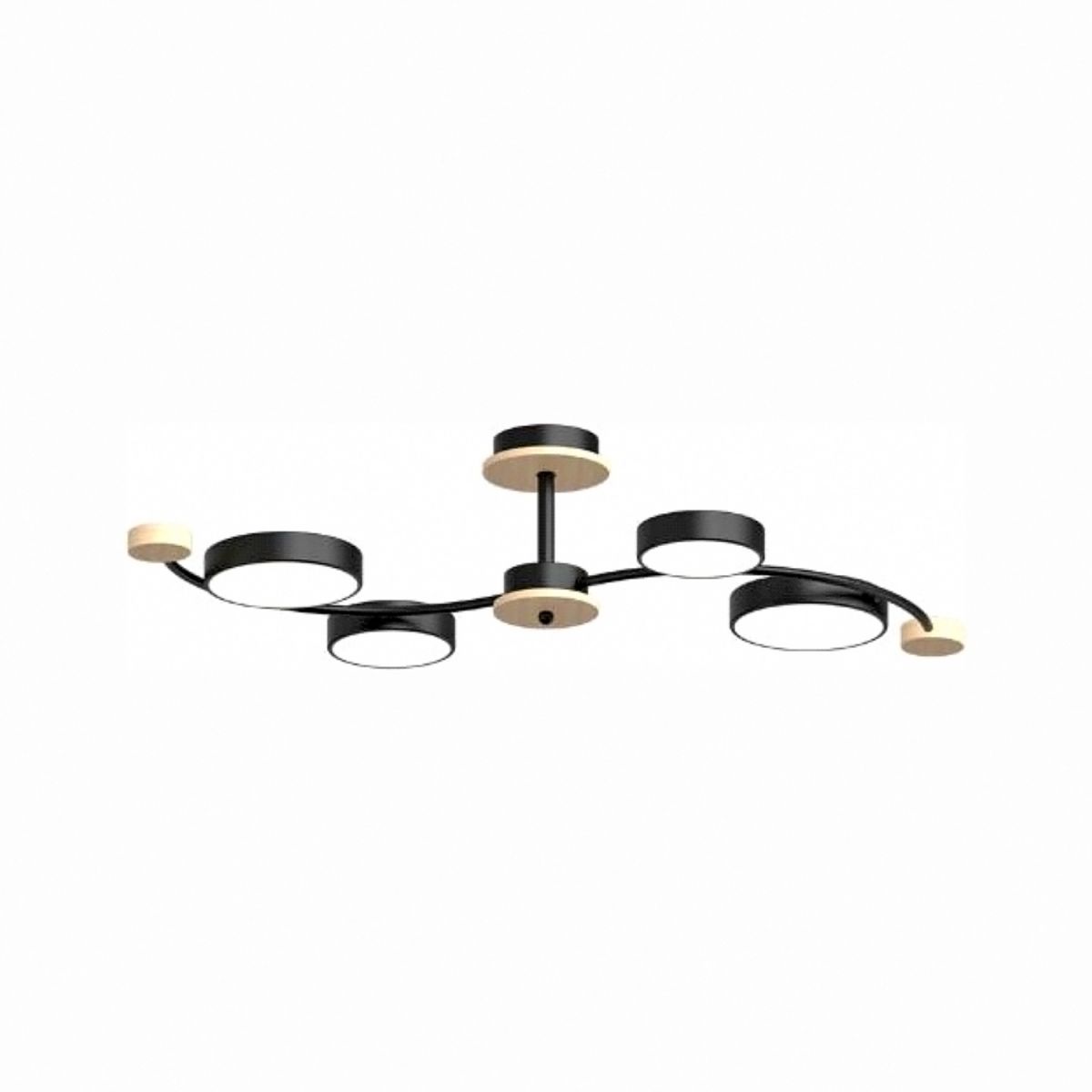 Люстра на штанге LED4U L3206-800 BK Люстра на штанге LED4U L3206-800 BK