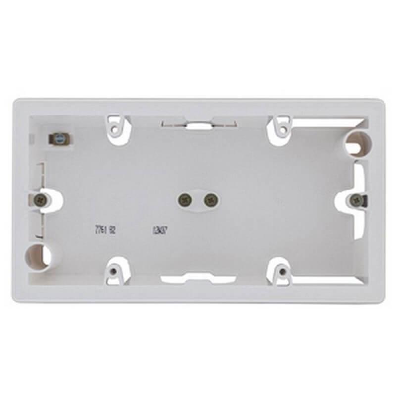 Коробка накладного монтажа 2-постовая Legrand Galea Valena белая 776182