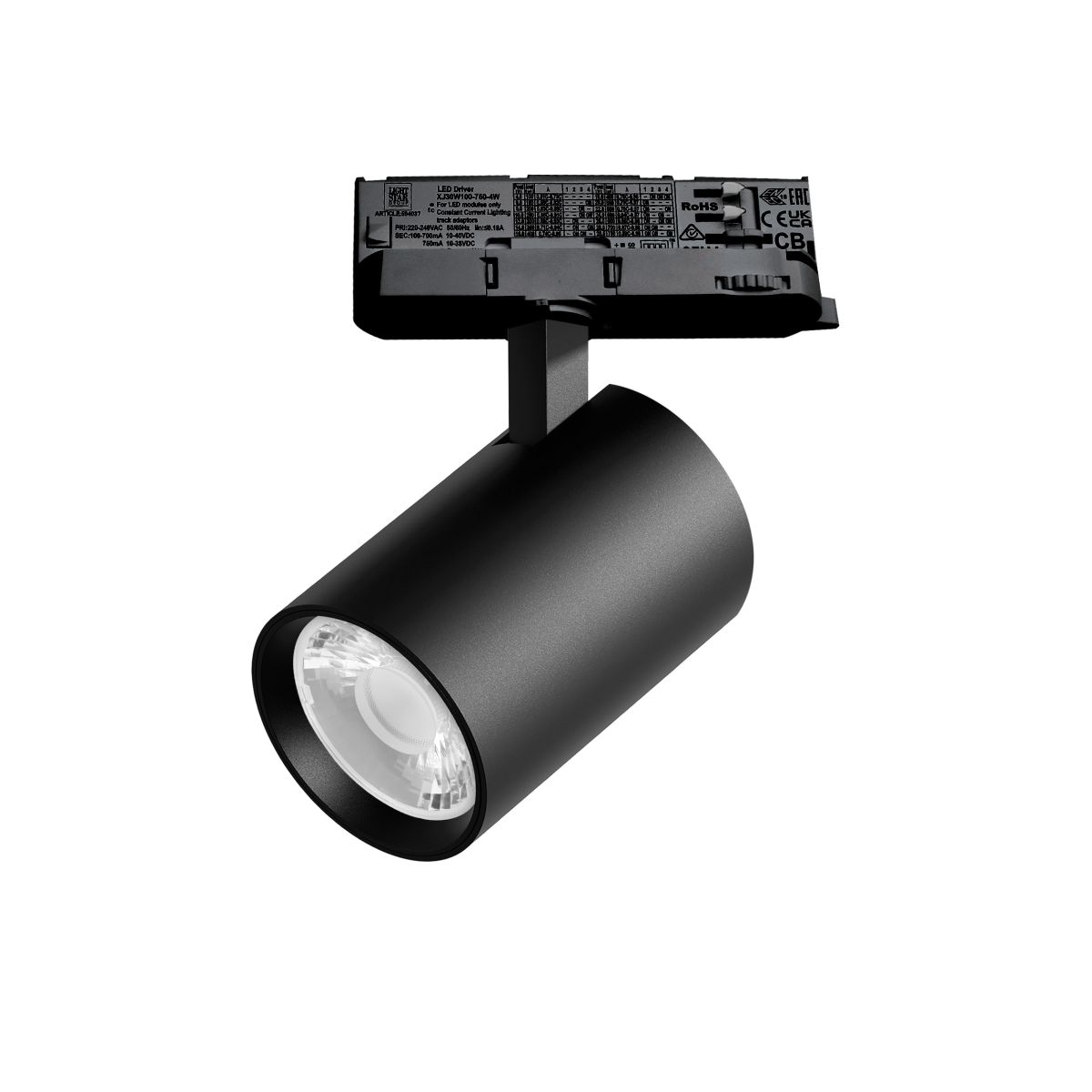 Трековый трехфазный светильник Quattro LED 15G с адаптером Lightstar Alta Base A5237QT15G (215237 + 594037 + 215201)