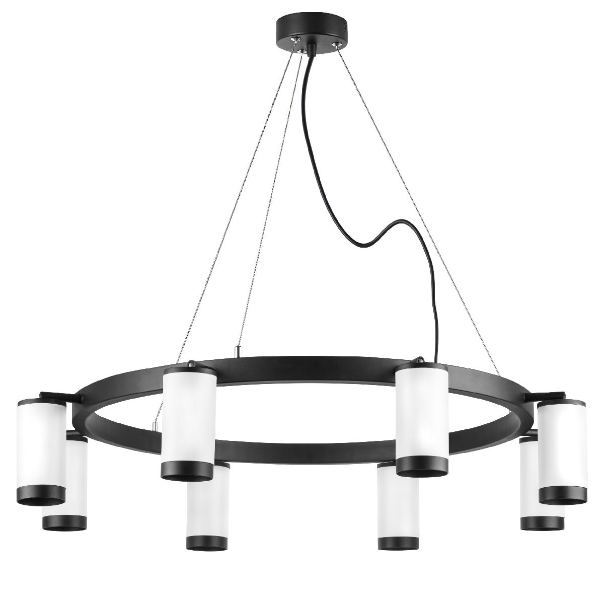 Подвесная люстра Lightstar Rullo (571018+214436-8+203437-8) LR01836837 Подвесная люстра Lightstar Rullo (571018+214436-8+203437-8) LR01836837