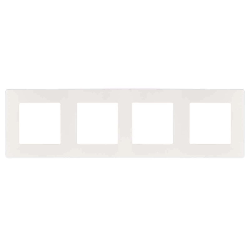 Рамка 4-постовая ЭРА 12 сатин белый 12-5104-01 Б0052529