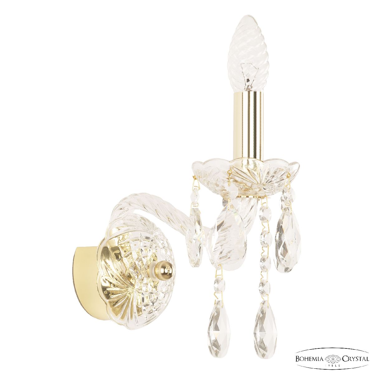 Бра Bohemia Ivele Crystal 107B/1/141 G Бра Bohemia Ivele Crystal 107B/1/141 G