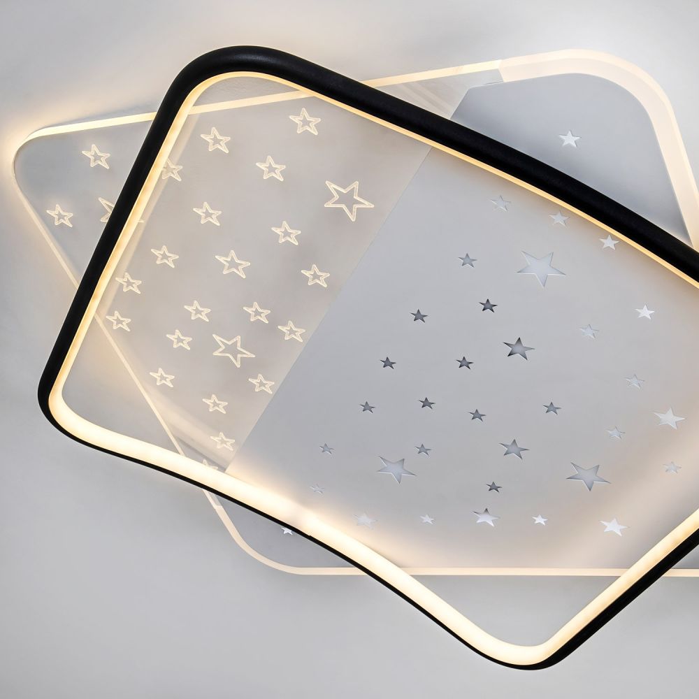 Потолочный светильник LED4U L1037-520 BK