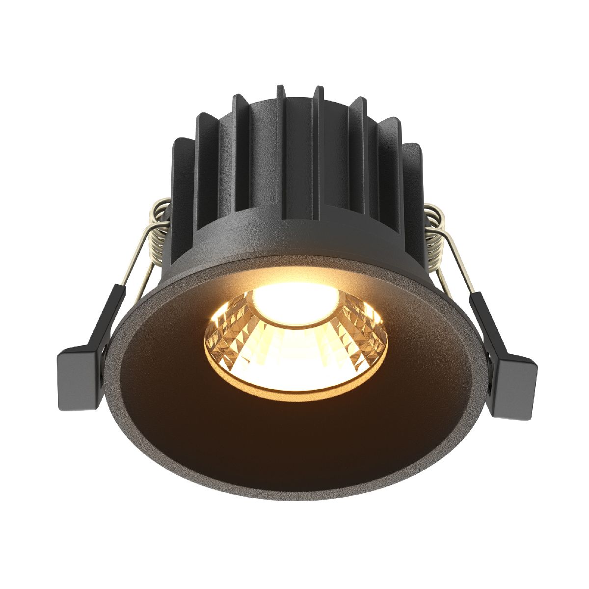 Встраиваемый светильник Maytoni Round DL058-12W2.7K-B Встраиваемый светильник Maytoni Round DL058-12W2.7K-B