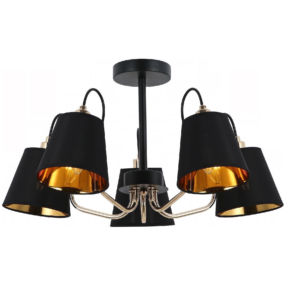 Люстра на штанге Illumico IL6120-5COU-79 BK GD Люстра на штанге Illumico IL6120-5COU-79 BK GD