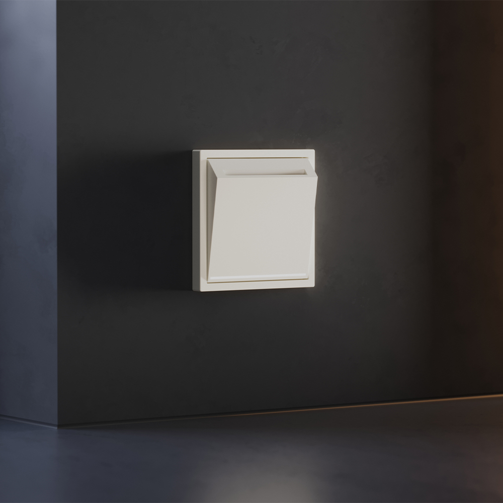 Накладка для выключателя карточного Voltum S70 (хлопок) VLS002613