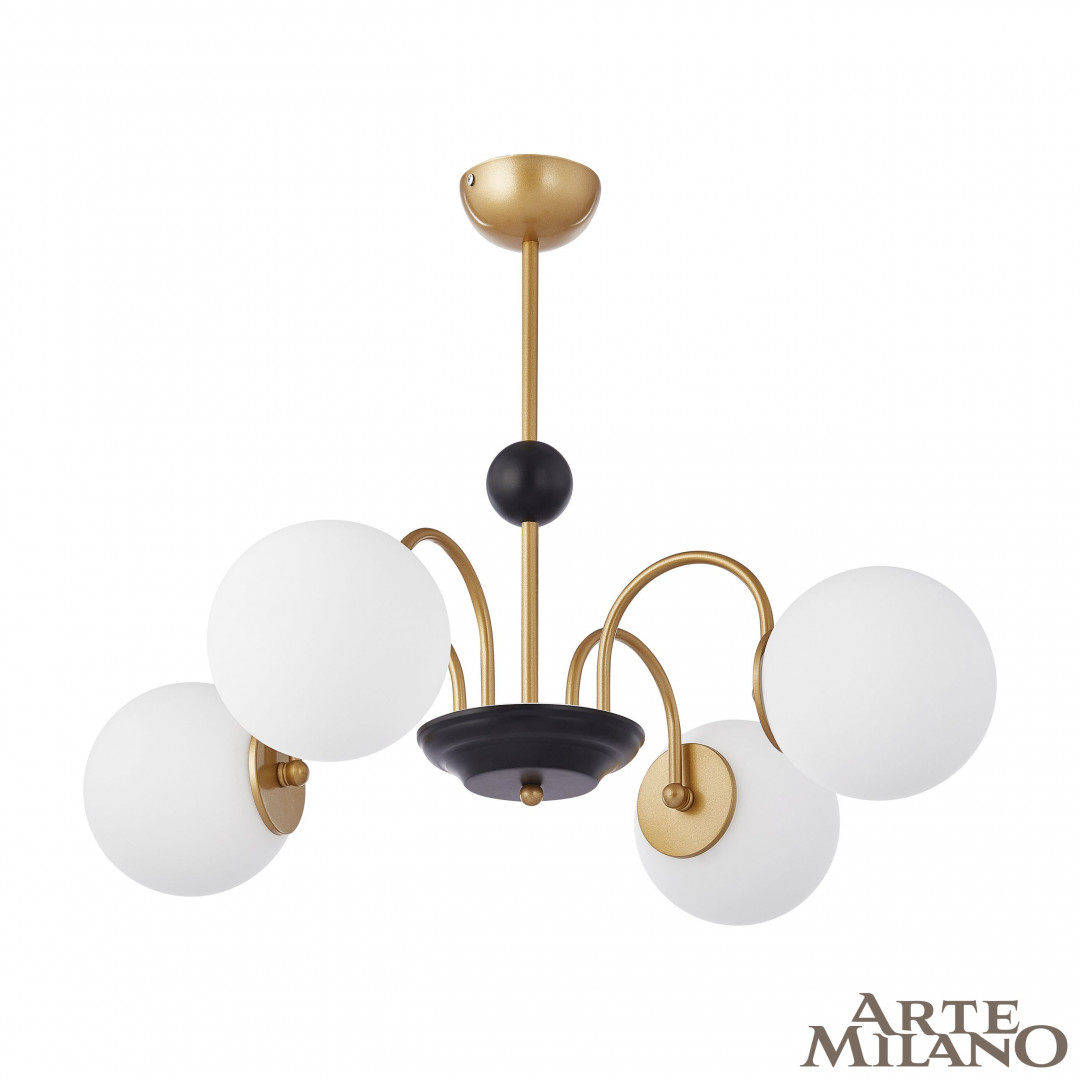 Люстра на штанге Arte Milano Napoli 312066/D700/4 BS/BK Люстра на штанге Arte Milano Napoli 312066/D700/4 BS/BK