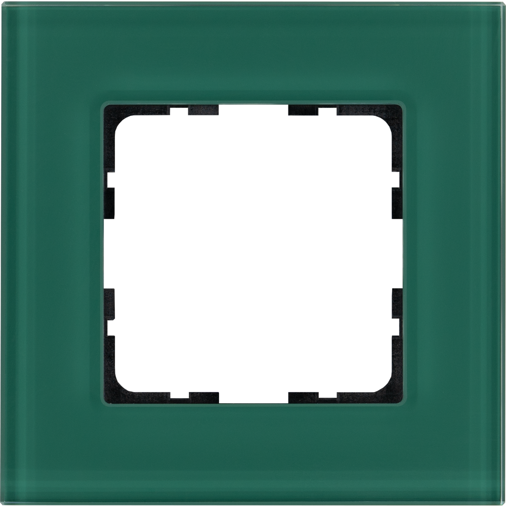 Рамка 1-постовая стекло цвет Лазурный Jasmart G1001GJ