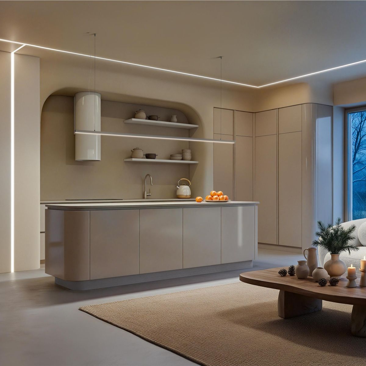 Профиль Arlight LINE-2525-2000 ANOD (Алюминий) 053804