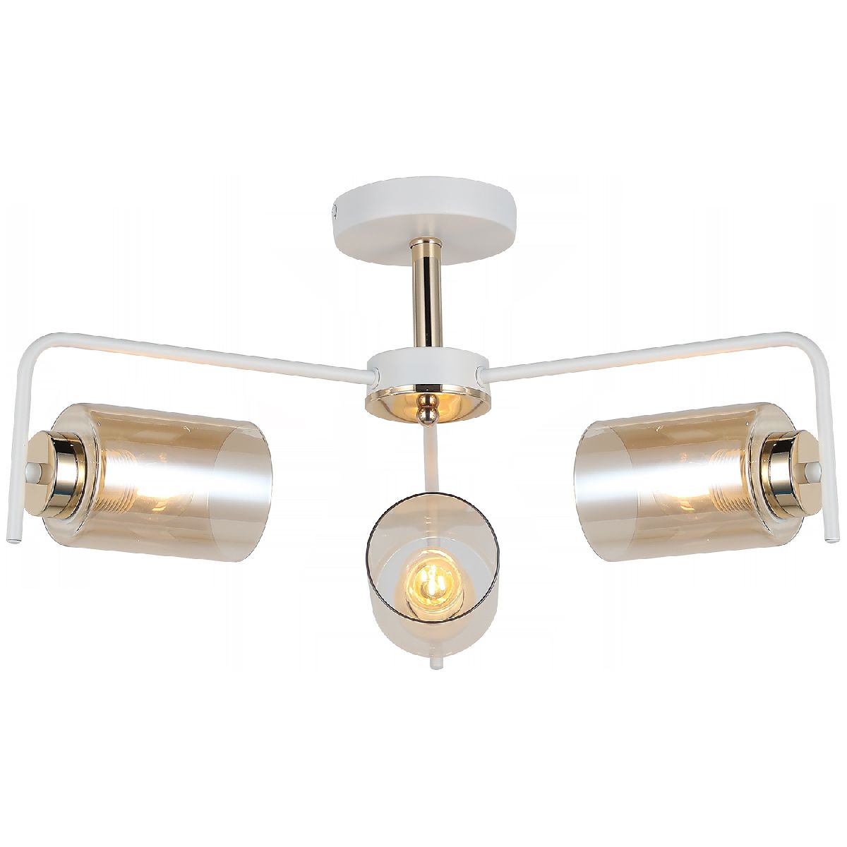 Люстра на штанге Illumico IL8248-3COU-79 WH GD Люстра на штанге Illumico IL8248-3COU-79 WH GD
