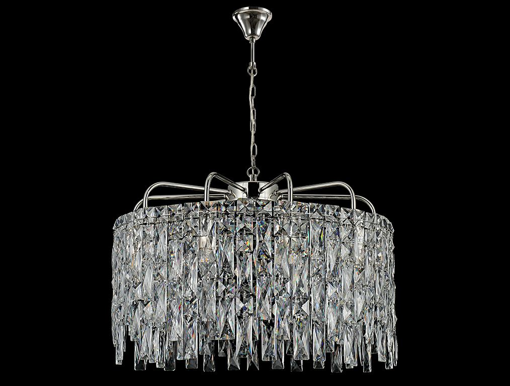 Подвесная люстра Newport Irma 1310/C nickel М0071144 Подвесная люстра Newport Irma 1310/C nickel М0071144