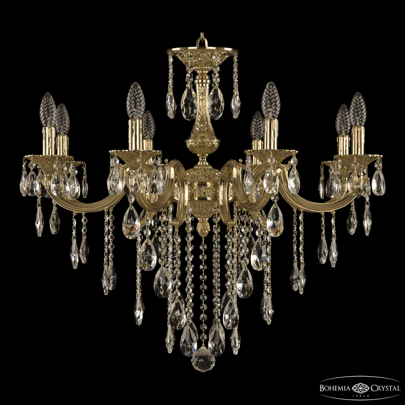 Подвесная люстра Bohemia Ivele Crystal Verona 72110/8/250 B G