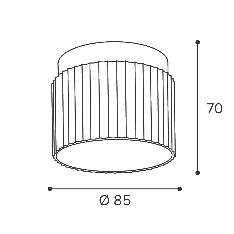 Накладной светильник WOLTA Muse WSL-GX53/19WG