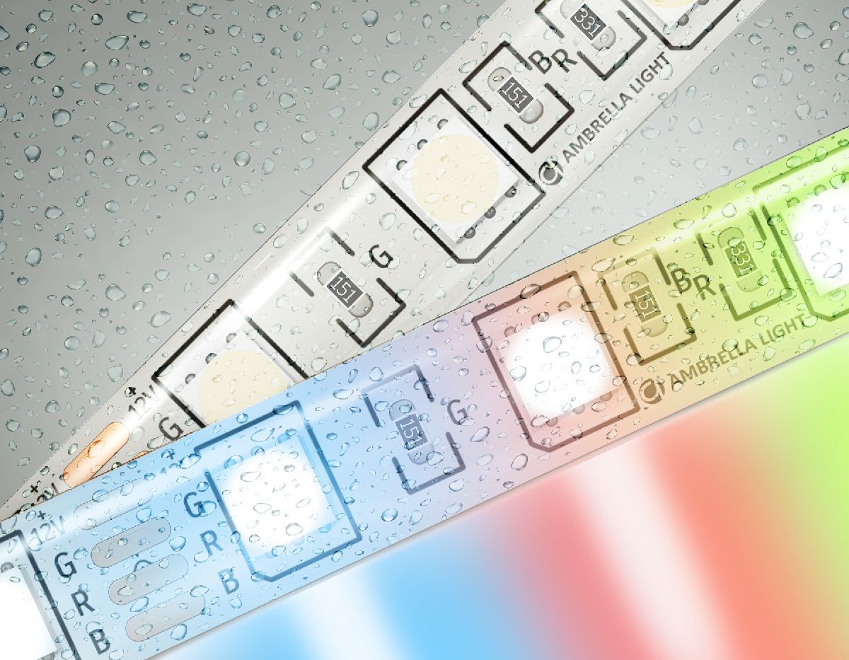 Светодиодная лента Ambrella Light LED Strip 12В 5050 14,4Вт/м RGB 5м IP65 GS2302 Светодиодная лента Ambrella Light LED Strip 12В 5050 14,4Вт/м RGB 5м IP65 GS2302