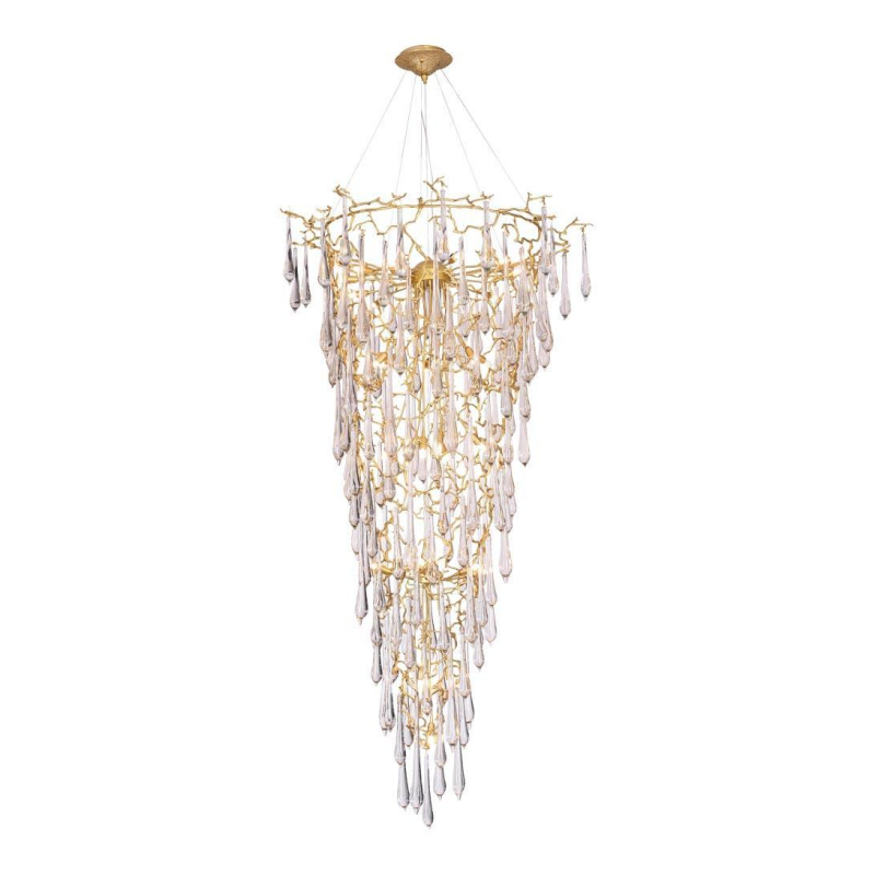 Подвесная люстра Crystal Lux Reina SP34 D1200 Gold Pearl Подвесная люстра Crystal Lux Reina SP34 D1200 Gold Pearl