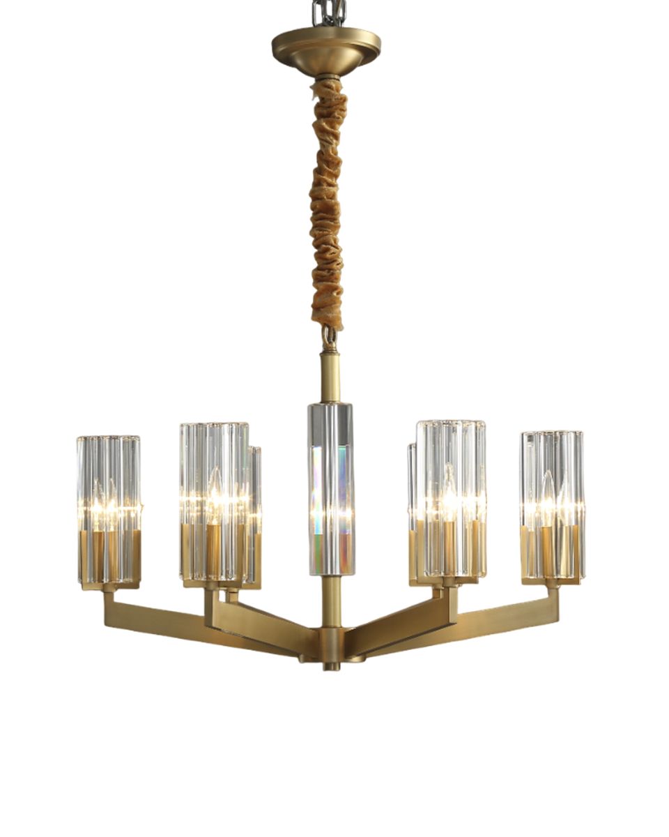 Подвесная люстра Moderli Brass V11074-6P Подвесная люстра Moderli Brass V11074-6P