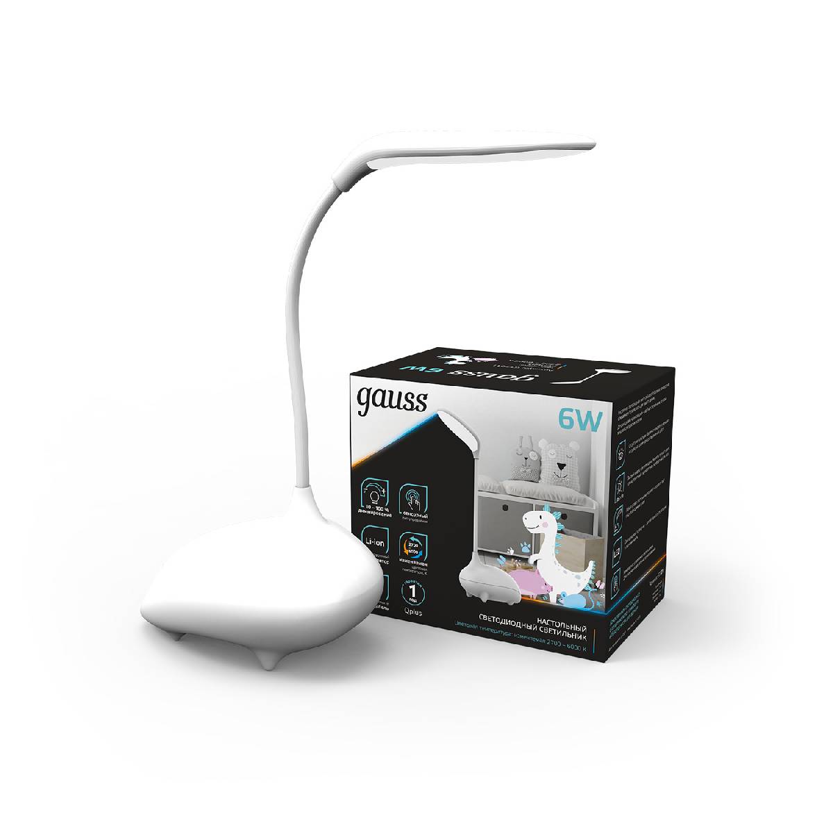 Настольная лампа Gauss Qplus GT7011 Настольная лампа Gauss Qplus GT7011