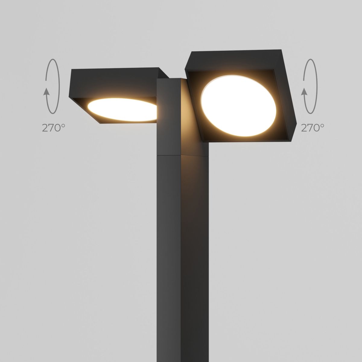 Ландшафтный светильник Elektrostandard Twin 35170/F черный 4690389219443 a072076