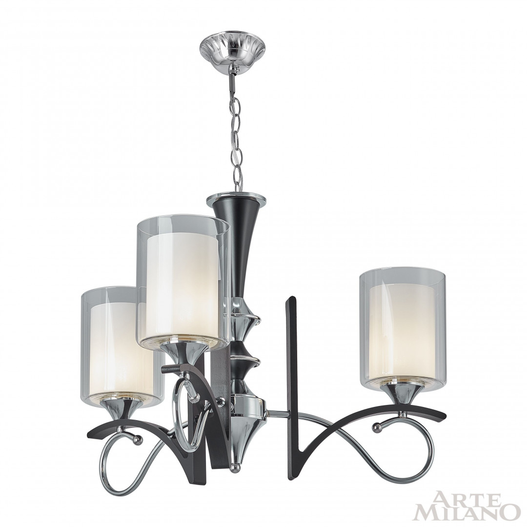 Подвесная люстра Arte Milano Florentia-9167 309167/3 Bk/Ni