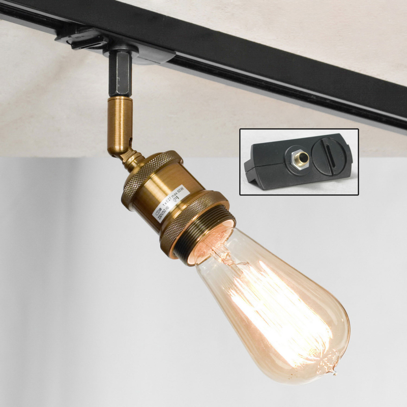 Трековый светильник однофазный Lussole LOFT Track Lights LSP-9320-TAB Трековый светильник однофазный Lussole LOFT Track Lights LSP-9320-TAB