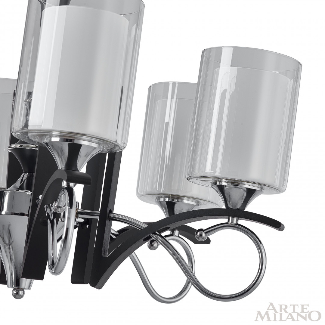 Подвесная люстра Arte Milano Florentia-9167 309167/8 Bk/Ni