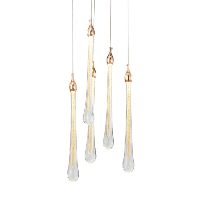 Подвесной светильник Delight Collection Teardrop OM801670-5-G Подвесной светильник Delight Collection Teardrop OM801670-5-G