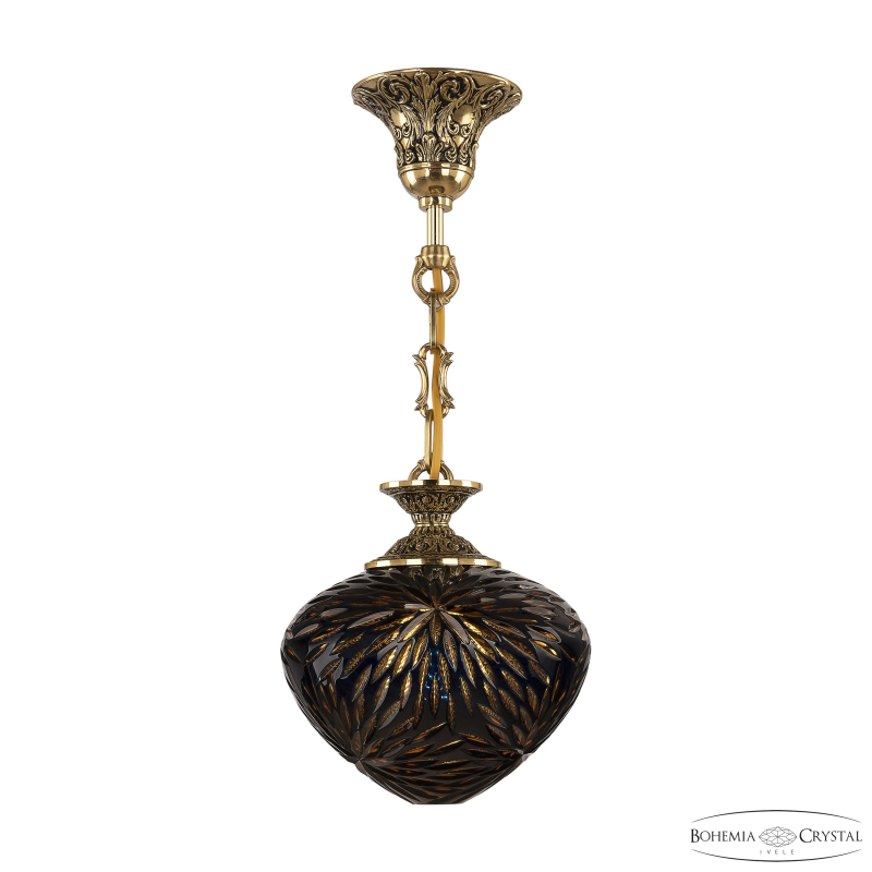 Подвесной светильник Bohemia Ivele Crystal 7003P/18 GB Amber-Blue/H-1A