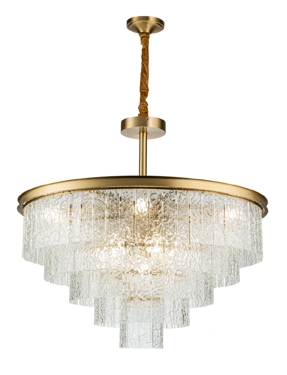 Подвесная люстра Belfast Harland 6308-8 BR CL Подвесная люстра Belfast Harland 6308-8 BR CL