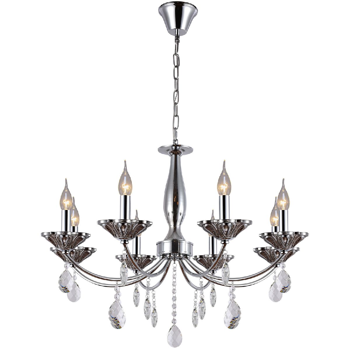 Подвесная люстра Illumico IL1241-8PPA-29 CR Подвесная люстра Illumico IL1241-8PPA-29 CR