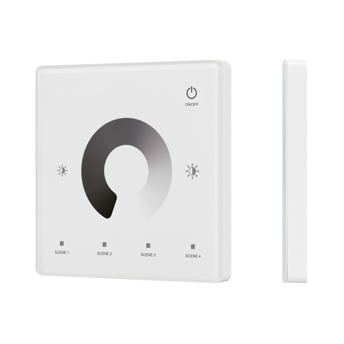 Сенсорная панель Arlight SMART-RF-801-11-1G-4SC-DIM белый (3V, 2.4G) накладная (IARL, IP20 Пластик) 050421
