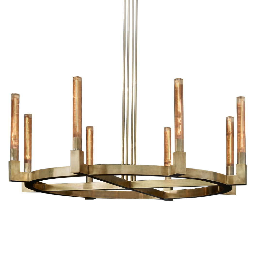 Подвесная люстра Delight Collection Cannele KM0550P-8 brass Подвесная люстра Delight Collection Cannele KM0550P-8 brass