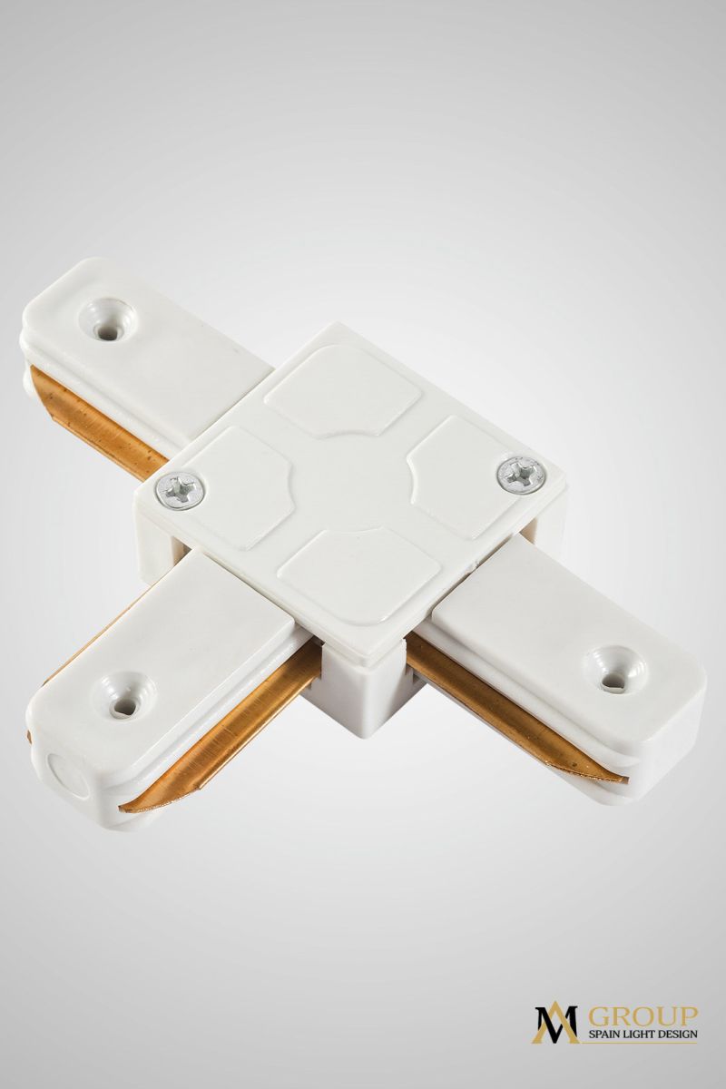 Трековый однофазный T-образный соединитель AM Group AM174 WH Трековый однофазный T-образный соединитель AM Group AM174 WH