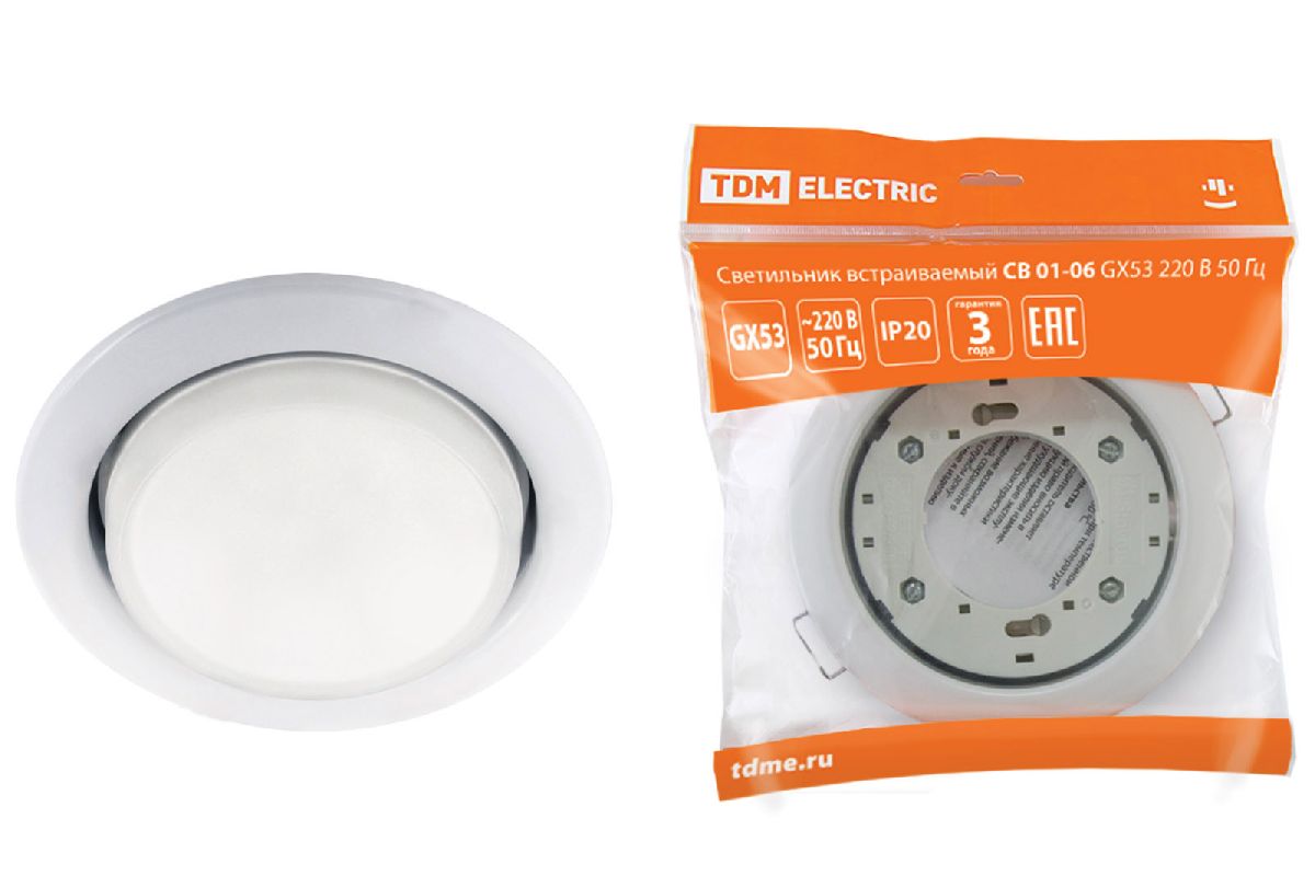Встраиваемый светильник TDM Electric СВ 01-06 SQ0359-0057 Встраиваемый светильник TDM Electric СВ 01-06 SQ0359-0057