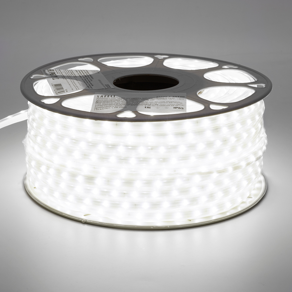 Светодиодная лента Saffit SST20 220В 6Вт/м 4000К 50м IP65 55244 Светодиодная лента Saffit SST20 220В 6Вт/м 4000К 50м IP65 55244