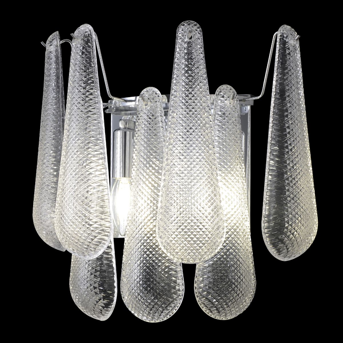 Настенный светильник Crystal Lux FONTAIN AP2 CHROME