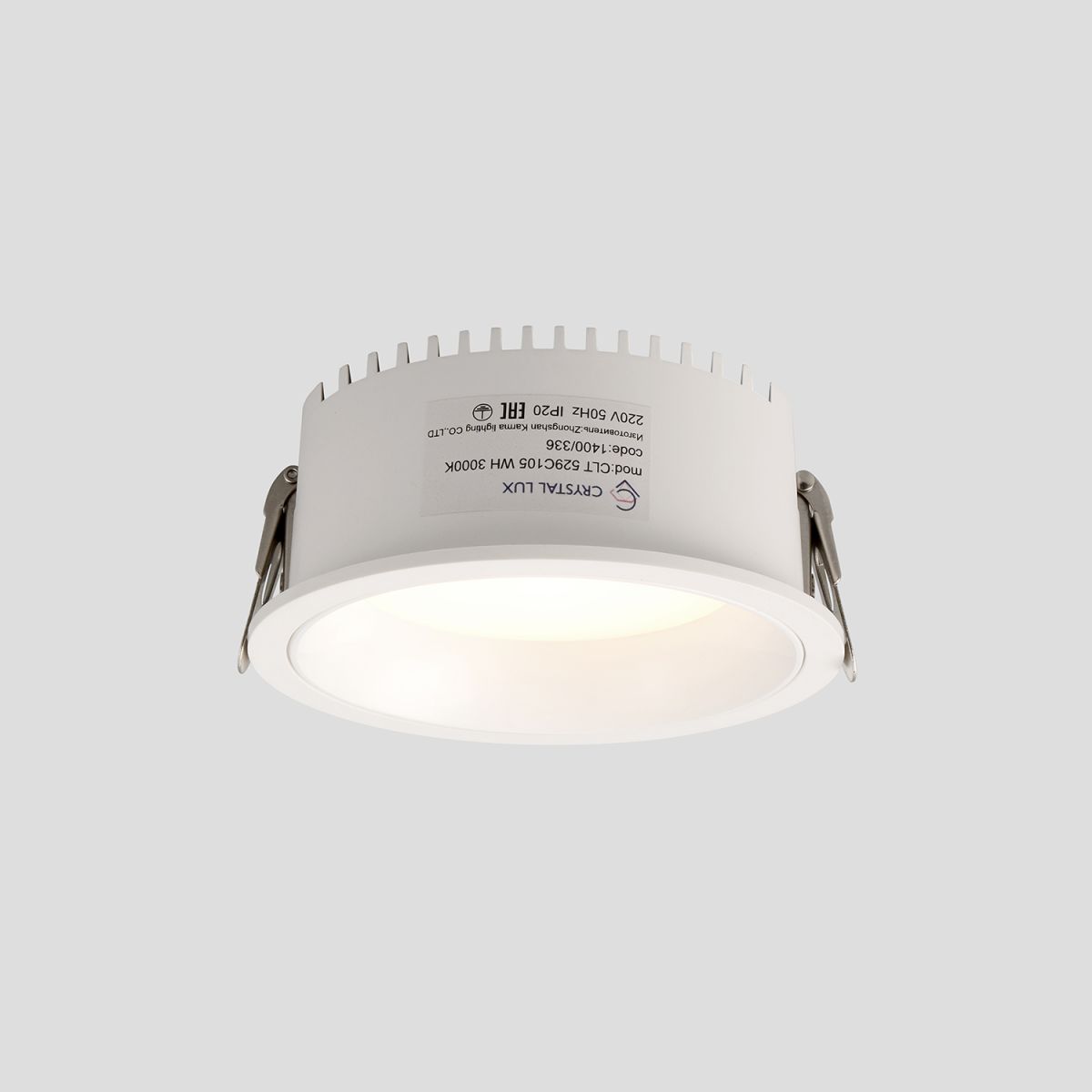 Встраиваемый светильник Crystal Lux CLT 529C105 WH 3000K Встраиваемый светильник Crystal Lux CLT 529C105 WH 3000K